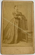 orig. CDV Foto Fotografie Frau