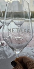 Metaxa Stielgläser mit Logo