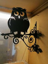 Eule als Blumenampel oder auf