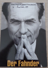 Autogramm Film TV Theater Schauspieler Dietrich Mattausch Der Fahnder (115942)