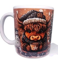 Süße Weihnachts Highland Kuh