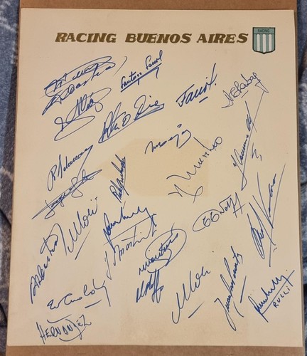 Viele autogramme von racing - viele,