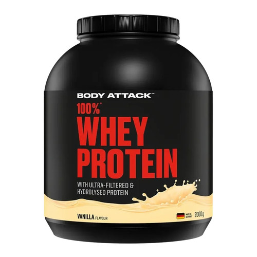 Body attack 100 whey protein - body, 100%