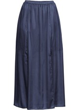Maxirock Gr. 38 Dunkelblau Damen Maxi-Rock Damenrock Abend-Skirt Neu