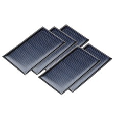 5V Poly Mini Solarzelle Panel Modul Selberbasteln für Telefon RC Ladegerät 5er