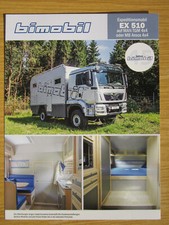 Bimobil EX 510 MAN TGM4x4 Mercedes Arocs 4x4 Expeditionsmobil Wohnmobil Prospekt