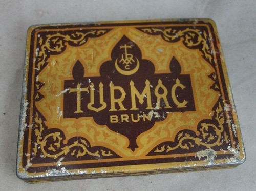 Alte blechdose turmac - blechdose,