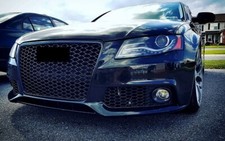 Passend für Audi A4 B8 8K Kühlergrill Wabengrill Sport Tuning Grill Emblem 07-12