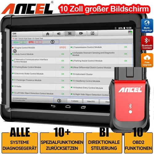 Ancel obd2 diagnosegerät - x6,