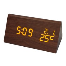 Digitale Holz Tischuhr USB