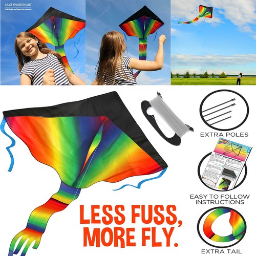 Rainbow kite einleiner - rainbow,
