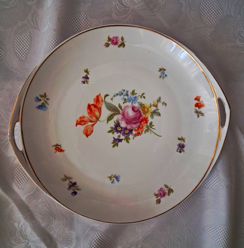 Edle vintage servierplatte - vintage,