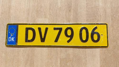 Nummernschild dänemark - nummernschild,