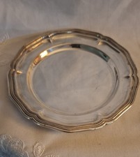 Seltener Silberteller, Chippendale, 800er, Italien (PD = Padua), 16 cm, 127 g