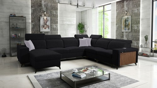 Wohnlandschaft form ecksofa - u,