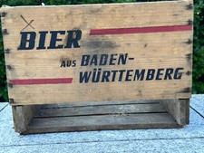 BIER AUS BADEN-WÜRTEMBERG Kasten, Holz-Getränkekiste 43x32x31cm Vintage