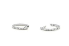  Diamanten Creolen Ohrringe 22