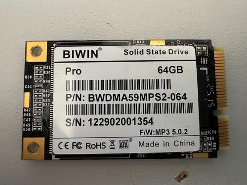 Biwin msata ssd 64gb - msata,