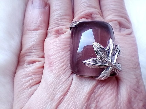 Rauchquarz ring - ring, gr.54
