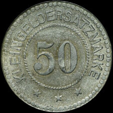 NOTGELD: 50 Pfennig, Zink. Funck 218.4. KREIS HOHENSALZA / POSEN ⇒ INOWROCŁAW.