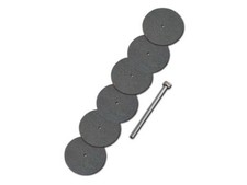 Donau 1632 6 Trennscheiben Ø 22 mm und Dorn für Kleinbohrmaschinen Neu