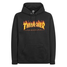 Trasher Hoodie Schwarz, Größe M (38-40)