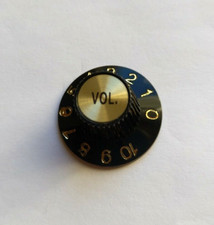 göldo Witch Hat Volume Knob, universal Poti-knopf schwarz/gold