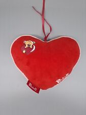 Depesche Pimboli Teddybär Herz Kissen 25x20cm Rot Stofftier Anhänger Diddl Maus
