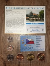 Tschechien Kursmünzensatz KMS 1 - 50 Kronen - Stempelglanz - mit 50 Korun 2010 !