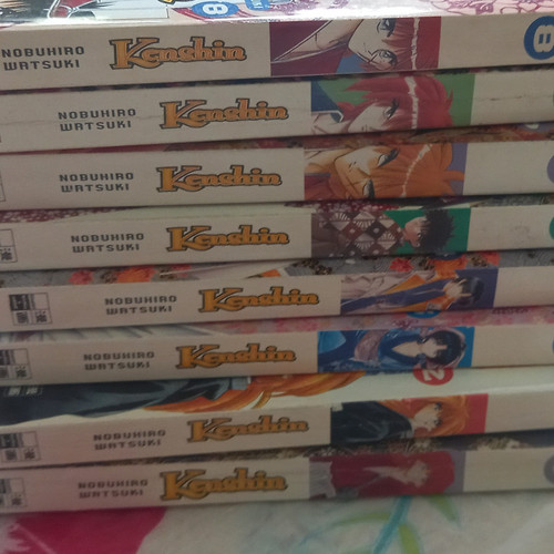 Kenshin manga set lot nobuhiro - kenshin,