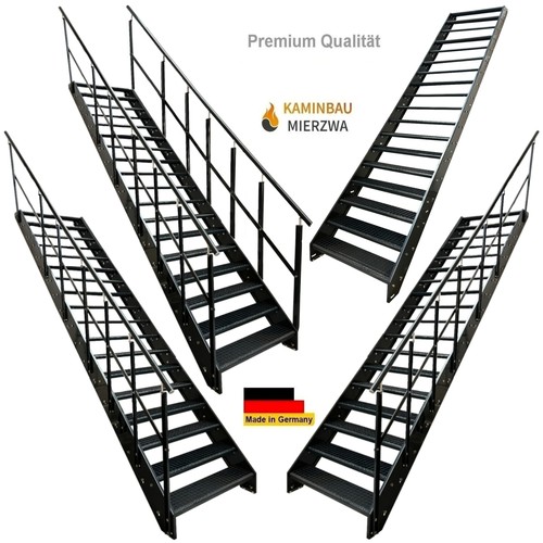 Wangen stahltreppe stufen - stahltreppe, 18