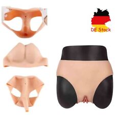 Silikonhose Crossdressing Unterwäsche Hose gefälschte Vagina Shorts Höschen