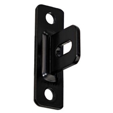 Zaunhalter Zaunbefestigung Zaun Halterung Montagehalter Anschraubplatte Schwarz