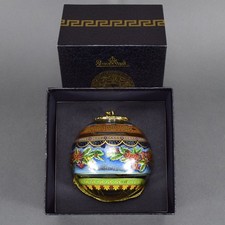 Rosenthal Versace Christbaumkugel Weihnachtskugel Christmas Glas Glass