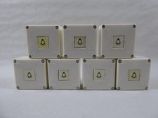 DDR Ruhla Taster Alt Schalter Lichtschalter Aufputz Loft Vintage Drücker