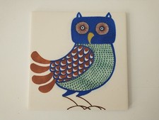 Fliese Kachel  15 x 15 cm Eule