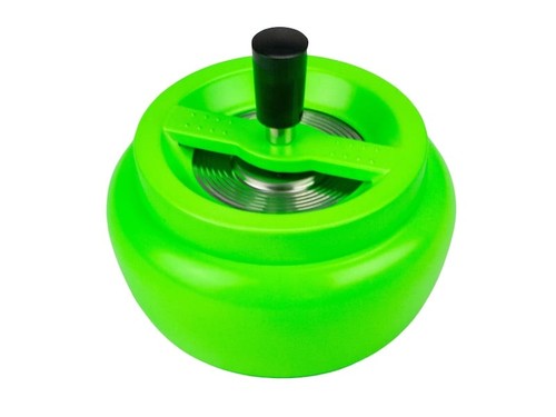 Drehascher bauchig neon gruen