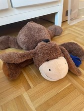 Kuscheltier Esel mit Schal braun Stofftier 46 cm Bambia Groß Plüsch #11