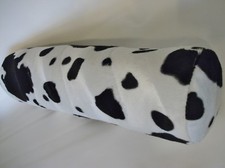 Kunstfell weiches Velboa Kuh Design Nackenstützkissen mit Kissenfüllung 