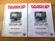 Kverneland  Taarup Futterwagen Kidd Feeder 300 Ersatzteilliste Parts Book