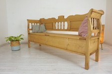 selten große Truhenbank im