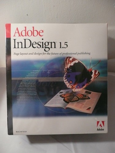 New sealed adobe indesign 5 - new,