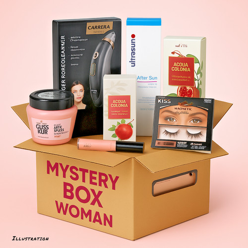 Mystery geschenk box kosmetik - mystery, geschenk-box