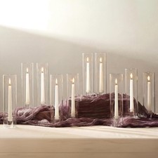 Kerzenhalter Glas Zylinder