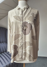 WHYCI Milano schöne Bluse Gr. 38 Seide/Wolle Herzensangelegenheit NEUWERTIG