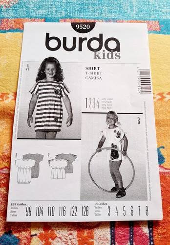 Burda kids schnittmuster 9520 - burda,