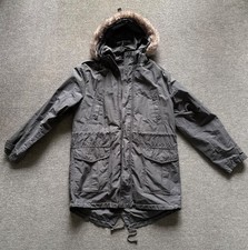 Ben Sherman Parka – Klassischer Mod-Style, Schwarz, Größe L 