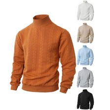 Neu Herren Rollkragenpullover