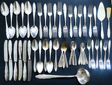 56-tlg WMF Besteck für 6 Personen - 1500 Chippendale - 90er- Silberauflage