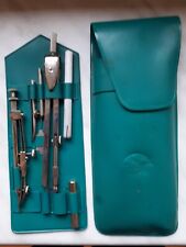 DDR Zirkelkasten Zirkel mit Tasche Technisches Zeichengeräte Geometrie Ostalgie
